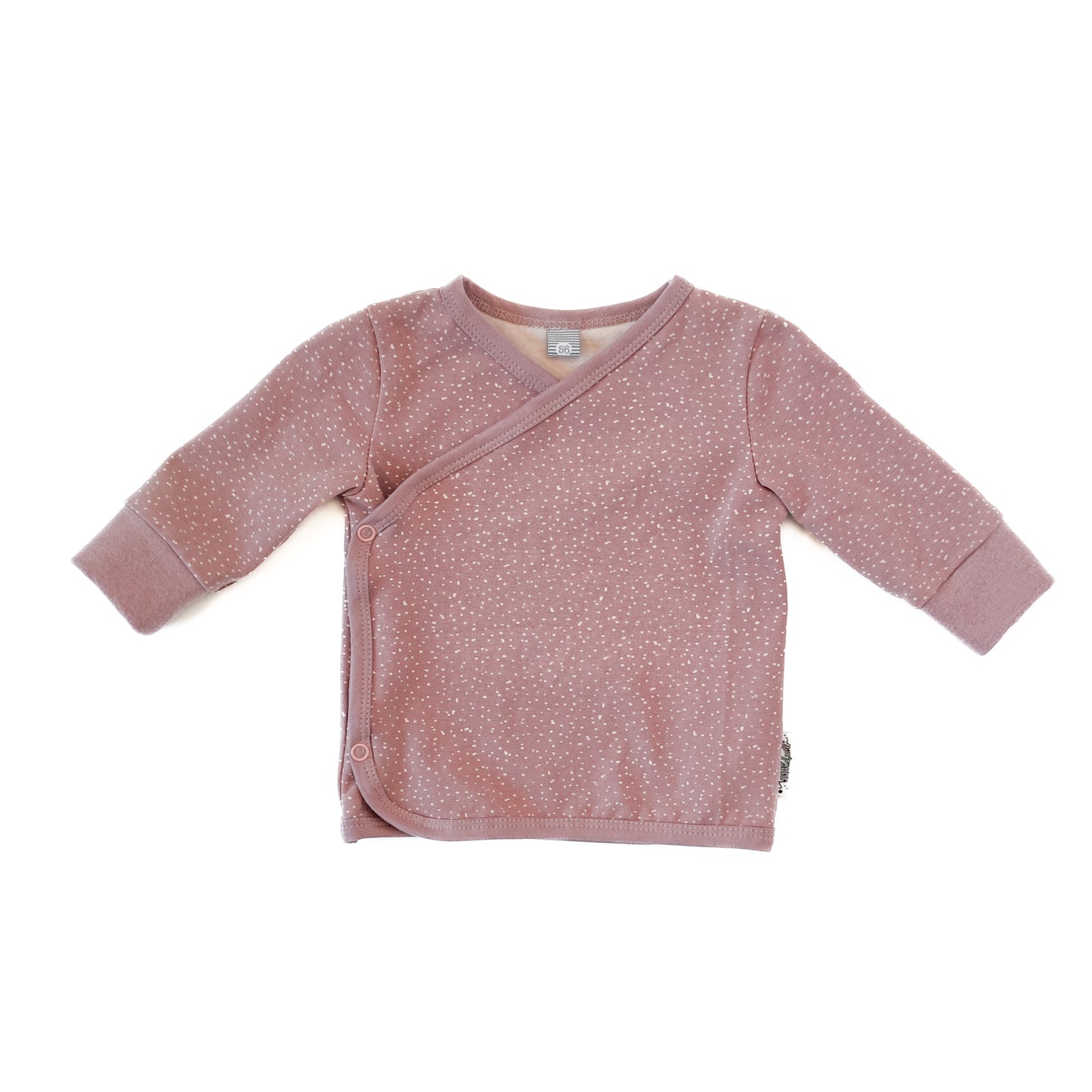 Wickelshirt "Seelchen" in Rosentau mit Pünktchen