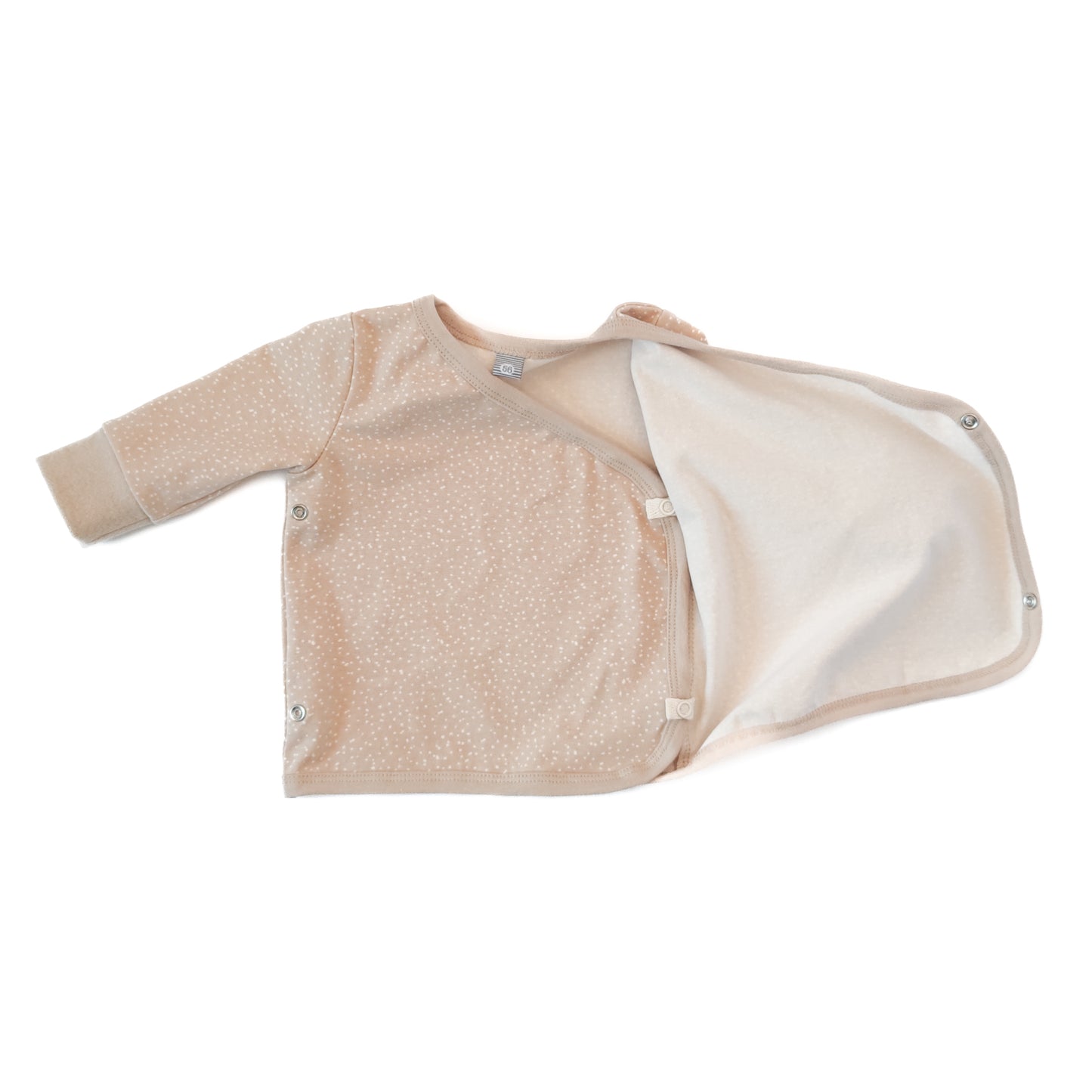 Wickelshirt "Seelchen" in Sandlicht mit Pünktchen