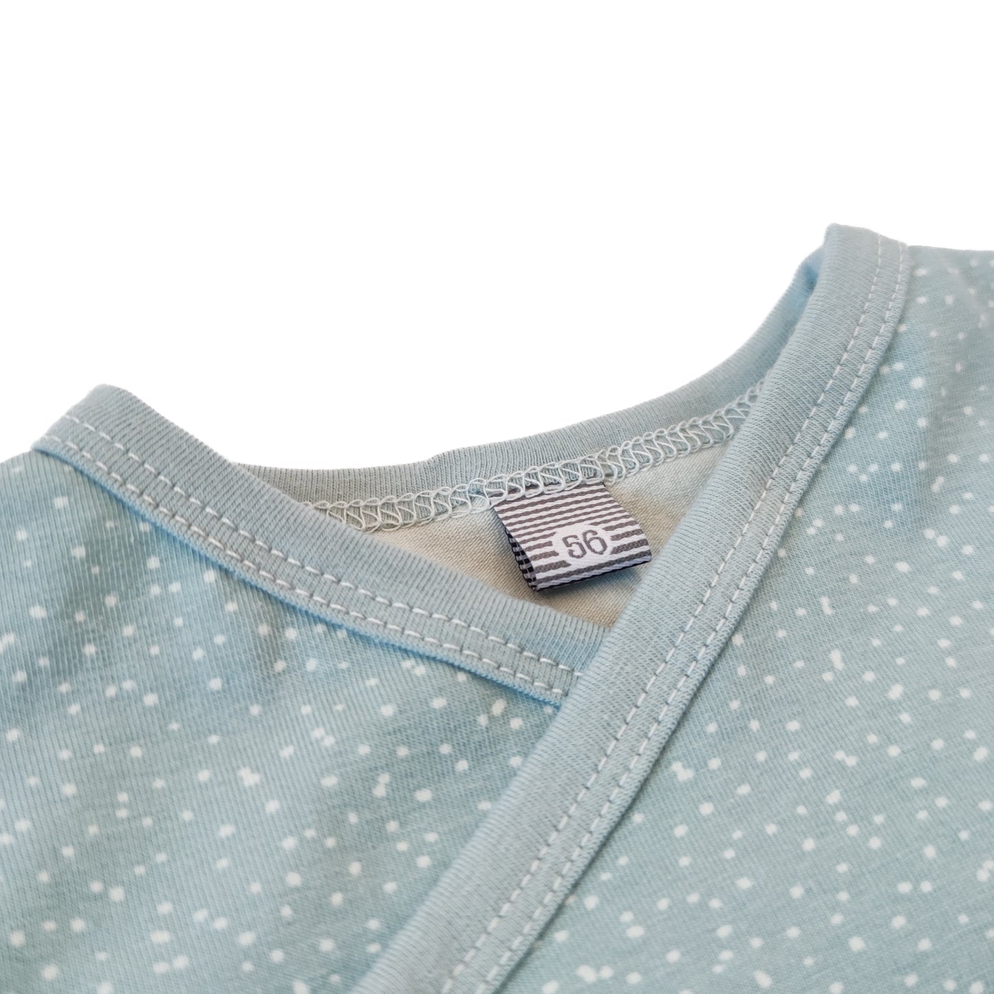 Wickelshirt "Seelchen" in Nordhauch mit Pünktchen