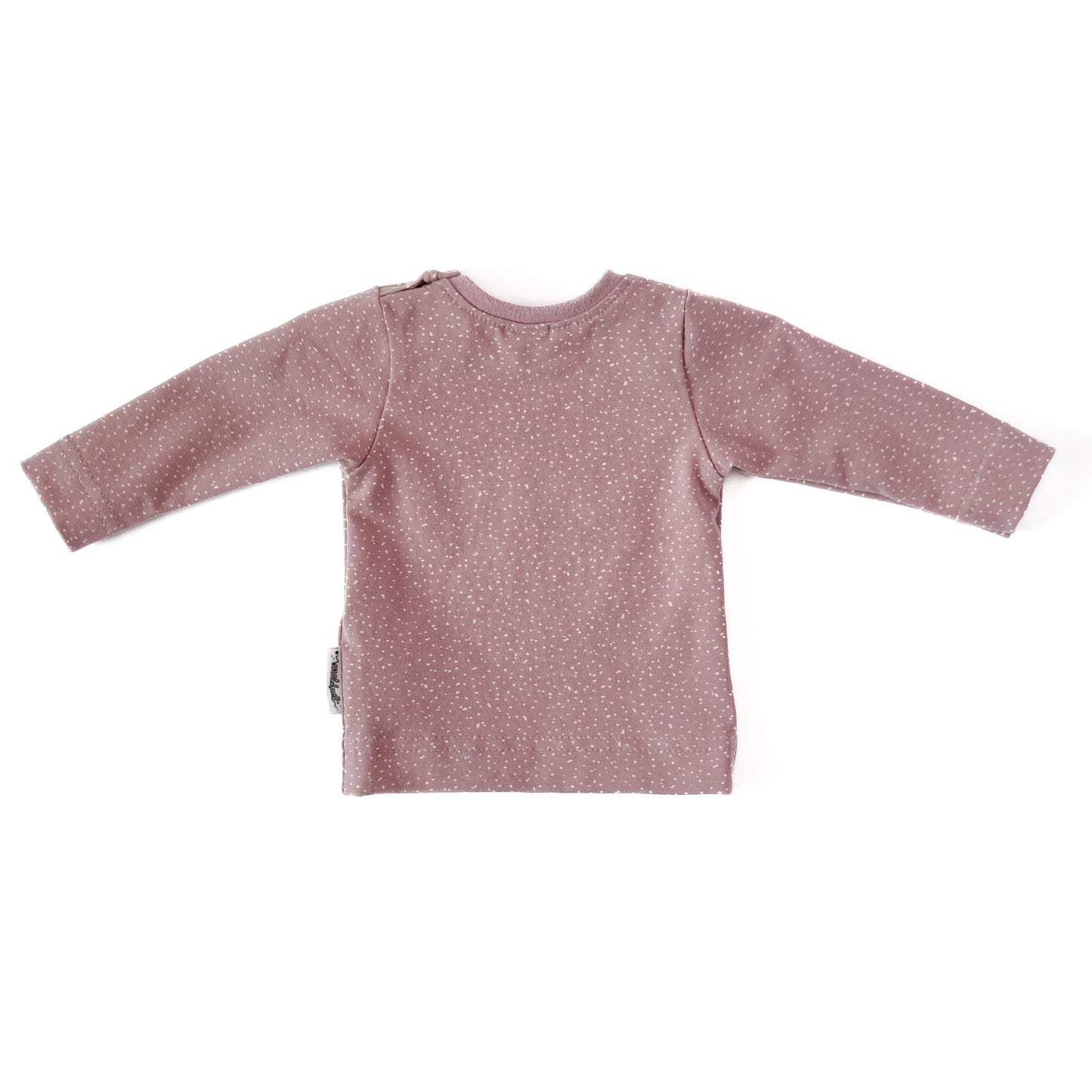 Shirt "Knöpfchen" in Rosentau mit Pünktchen