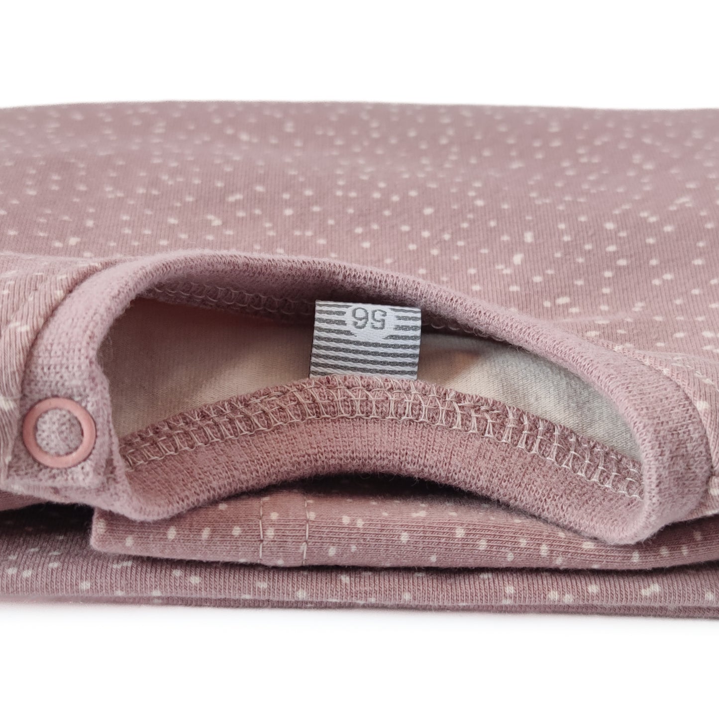 Shirt "Knöpfchen" in Rosentau mit Pünktchen