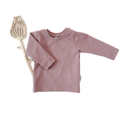 Shirt "Knöpfchen" in Rosentau