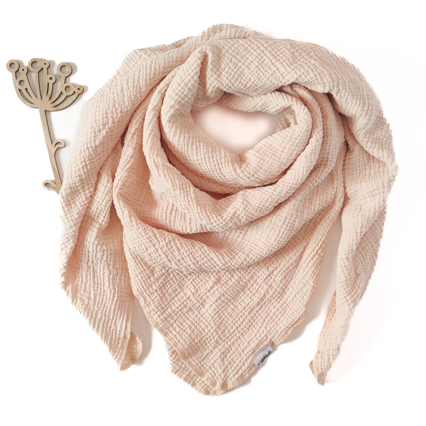 XXL-Tuch "Umarmung" in Sandlicht