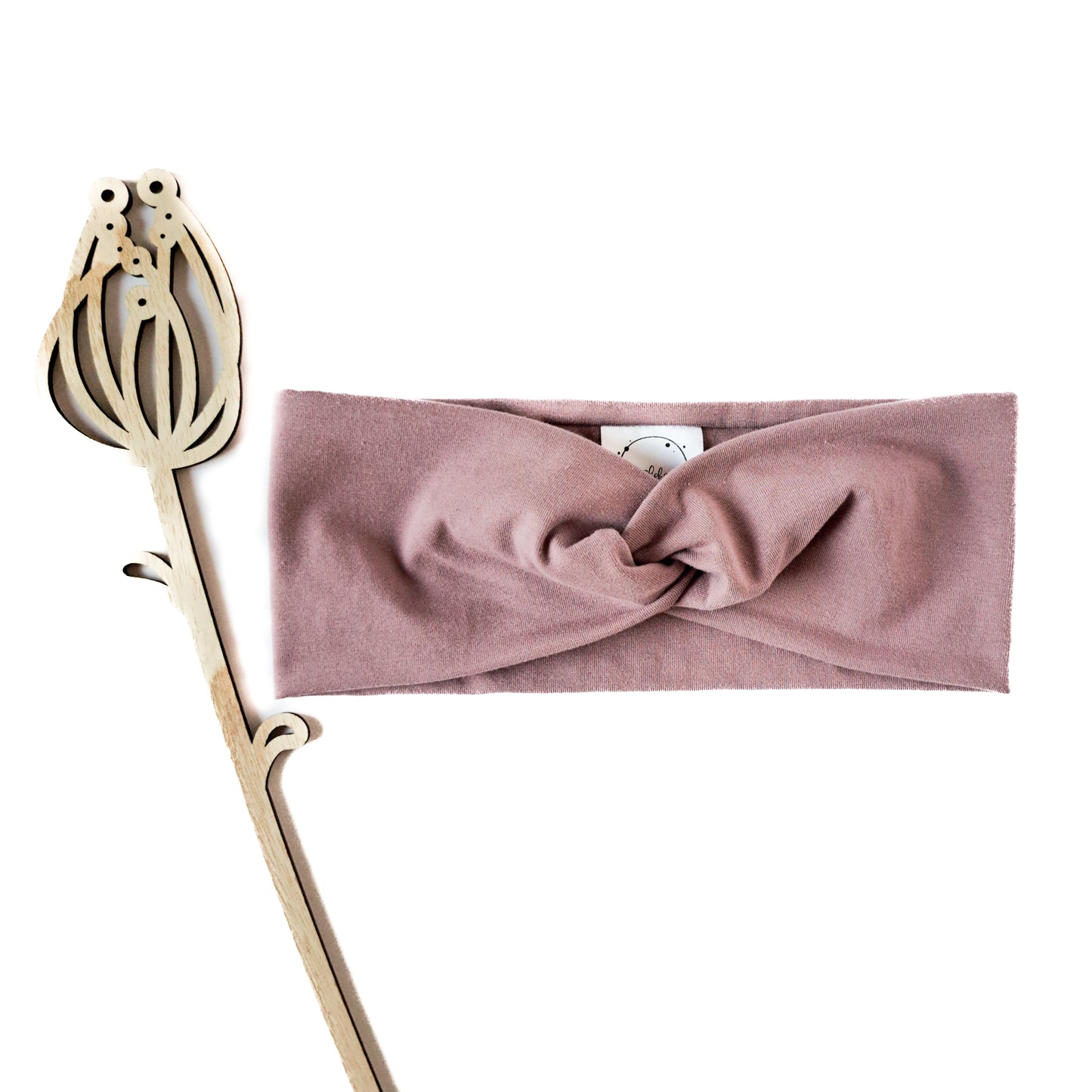 Stirnband "Seelenband" in Rosentau