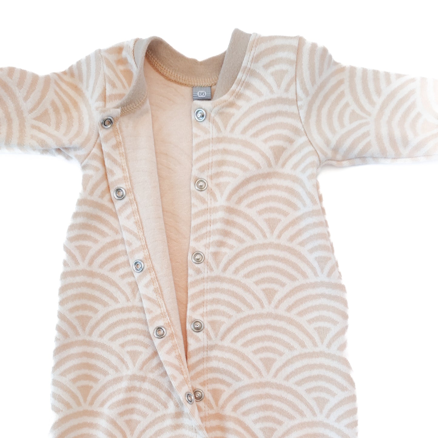 Strampler "Wellenkind" in Sandlicht