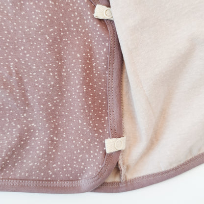 Wickelshirt "Seelchen" in Rosentau mit Pünktchen