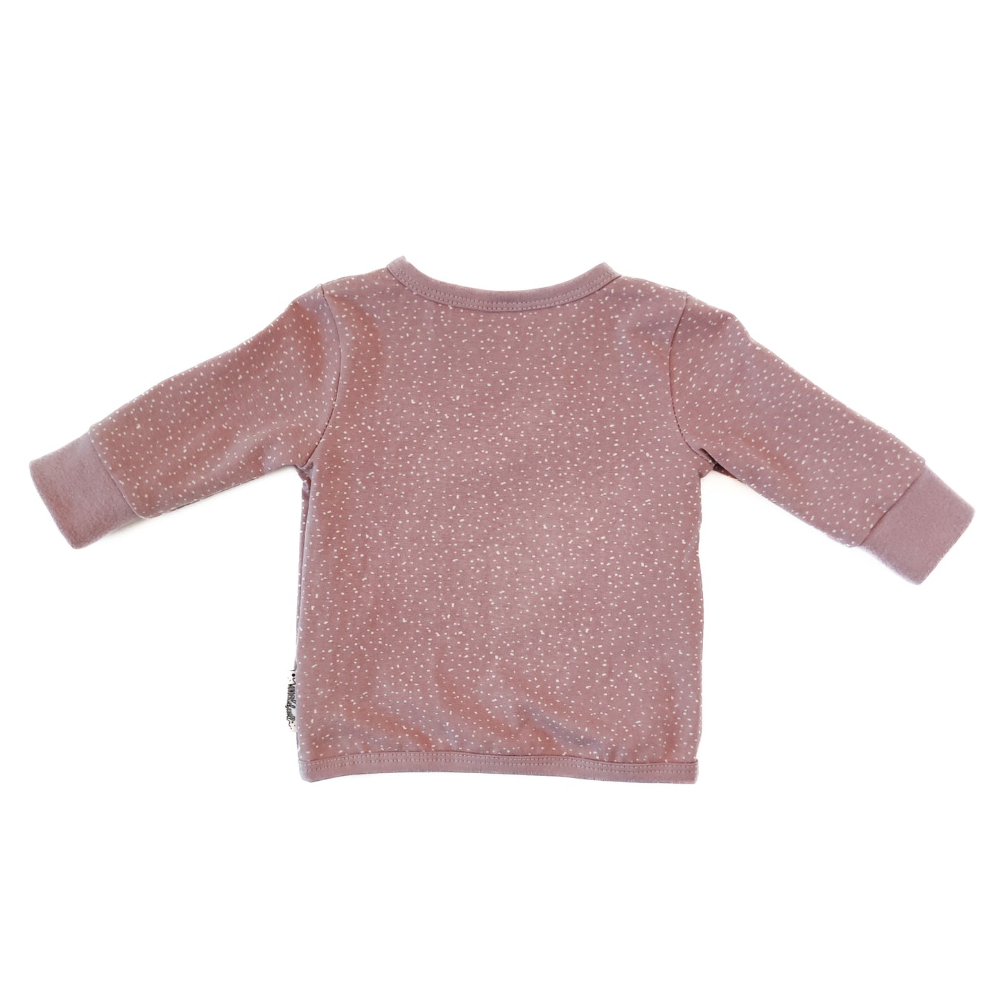 Wickelshirt "Seelchen" in Rosentau mit Pünktchen