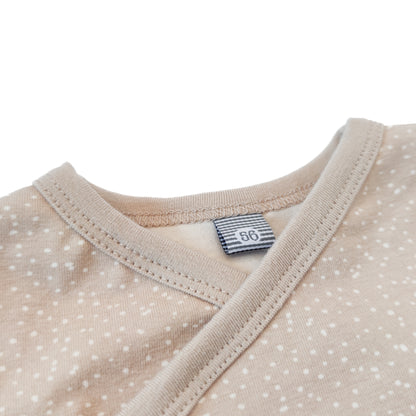 Wickelshirt "Seelchen" in Sandlicht mit Pünktchen