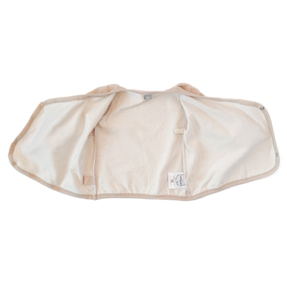 Wickelshirt "Seelchen" in Sandlicht mit Pünktchen