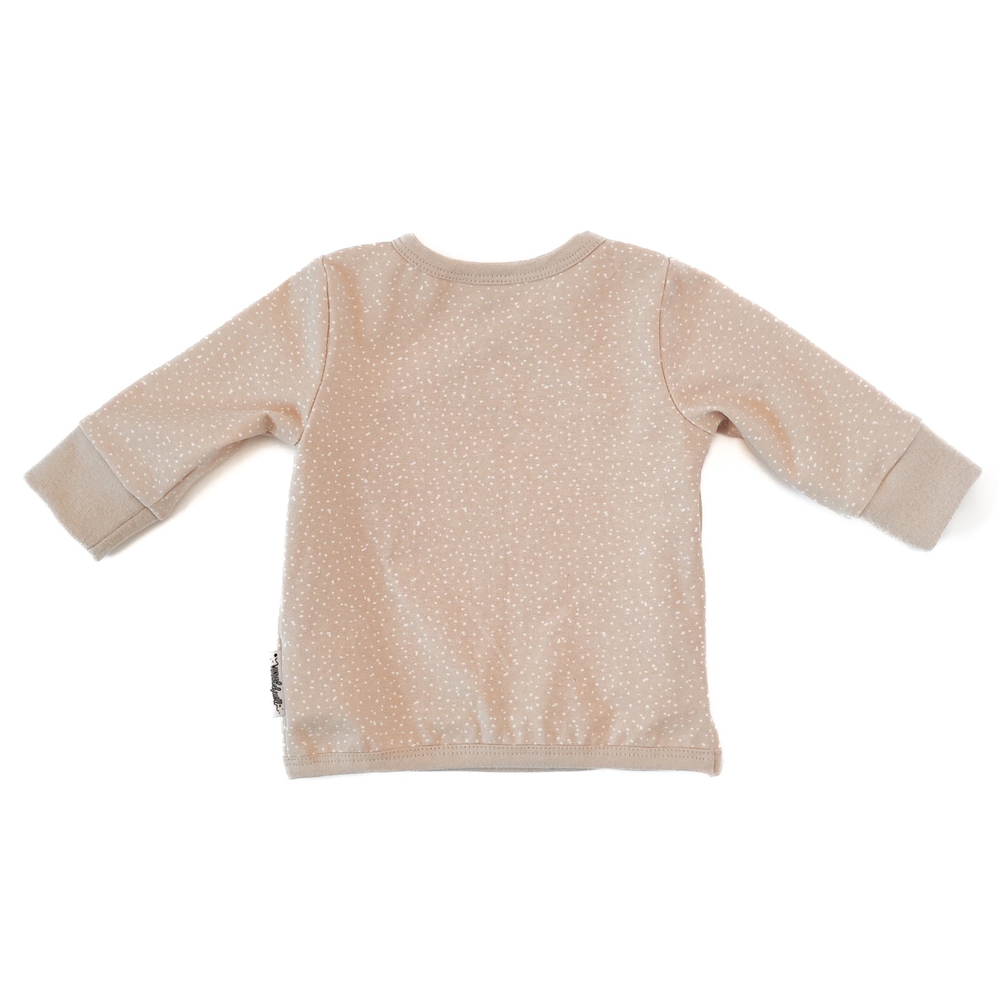 Wickelshirt "Seelchen" in Sandlicht mit Pünktchen