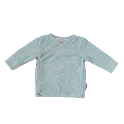 Wickelshirt "Seelchen" in Nordhauch mit Pünktchen