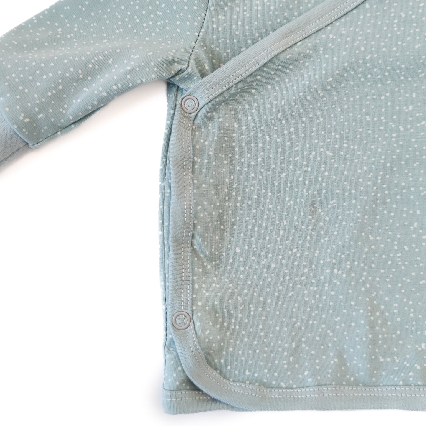 Wickelshirt "Seelchen" in Nordhauch mit Pünktchen