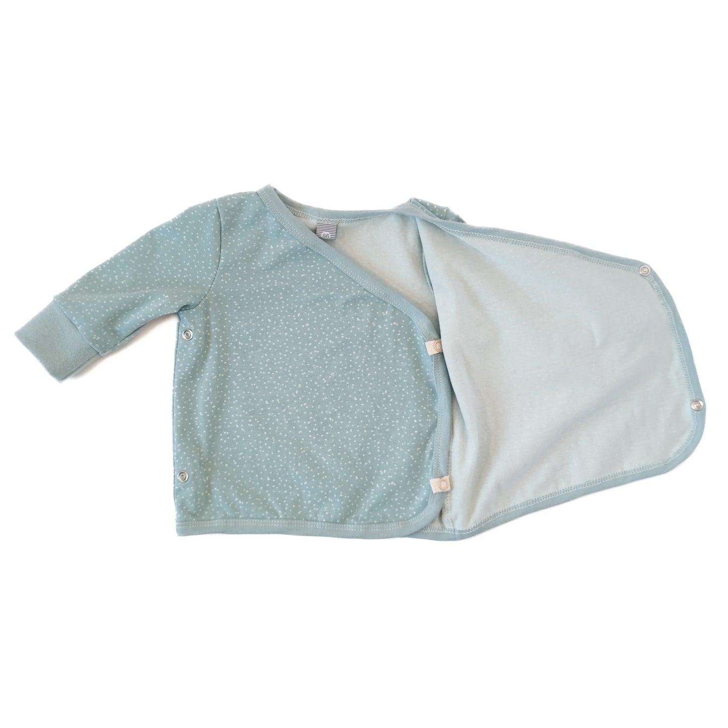 Wickelshirt "Seelchen" in Nordhauch mit Pünktchen