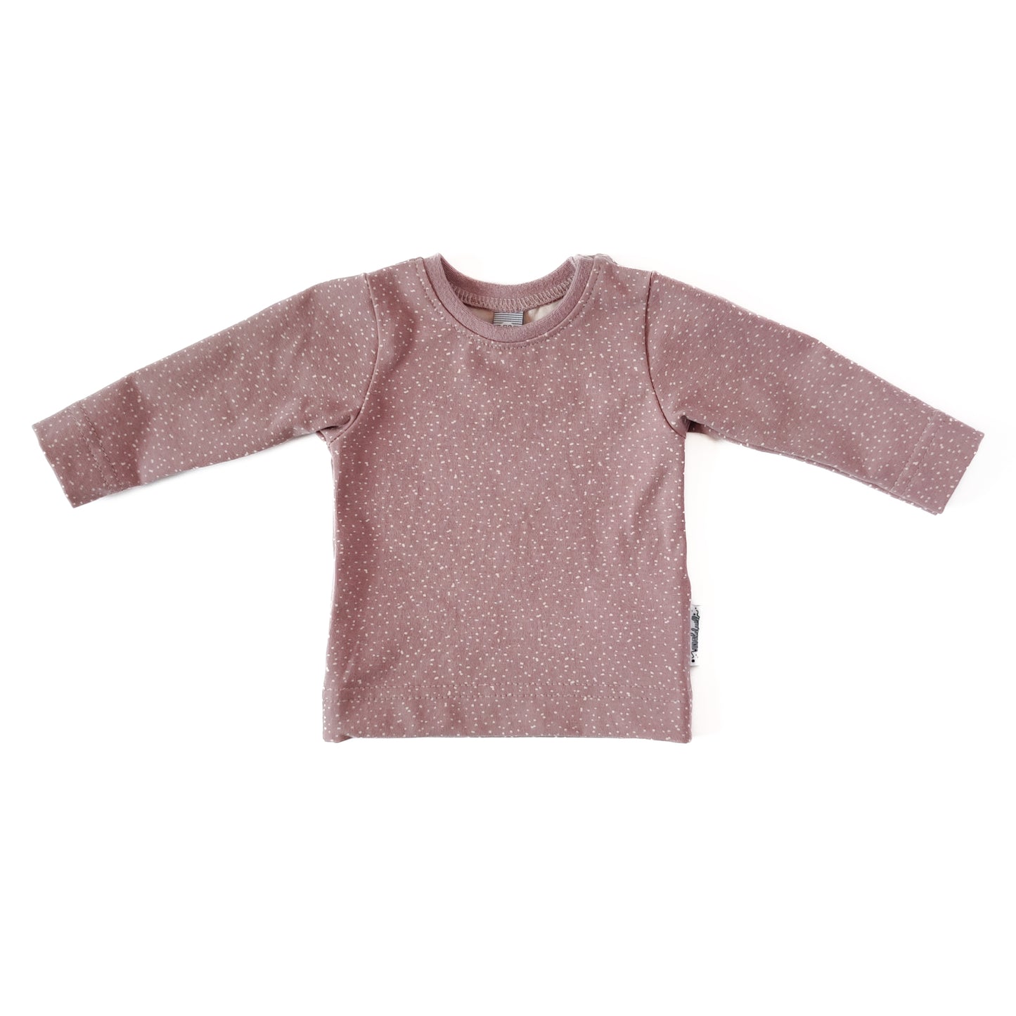 Shirt "Knöpfchen" in Rosentau mit Pünktchen