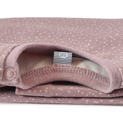 Shirt "Knöpfchen" in Rosentau mit Pünktchen