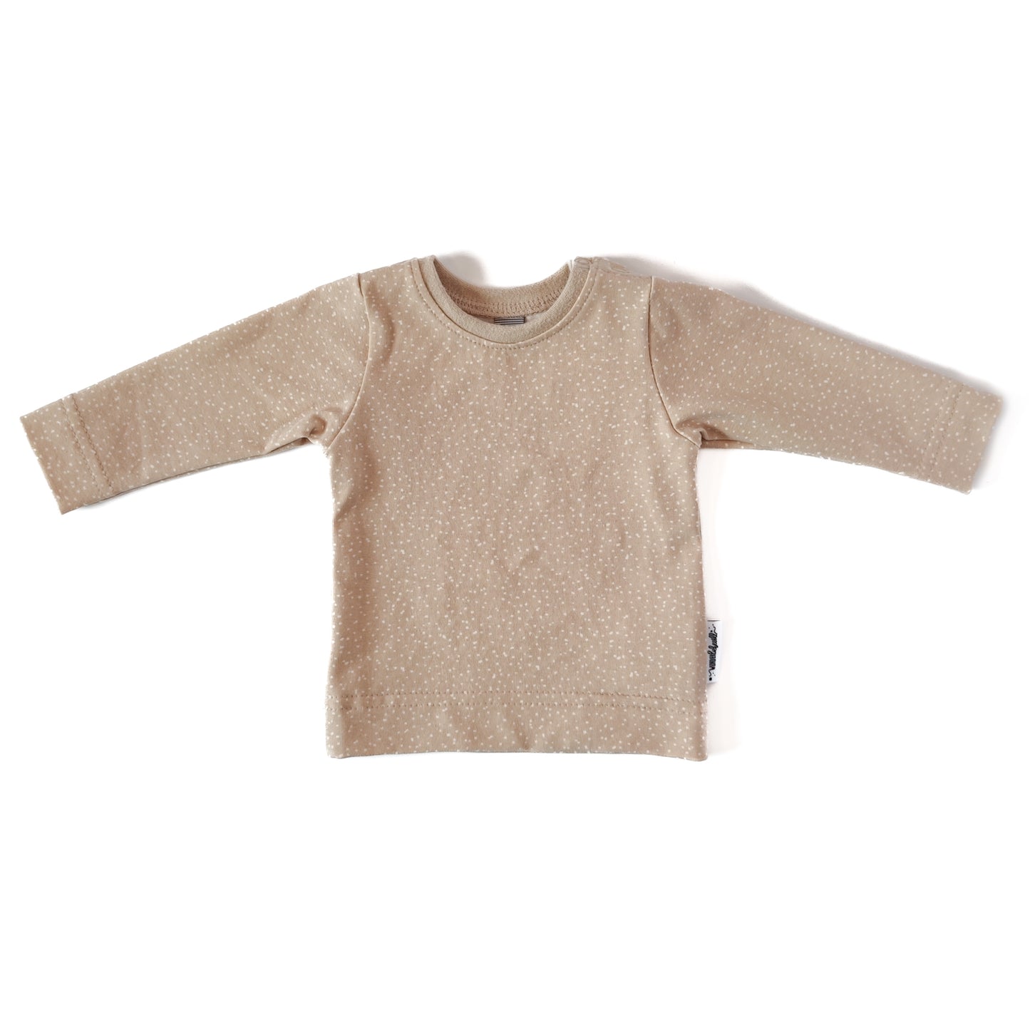 Shirt "Knöpfchen" in Sandlicht mit Pünktchen