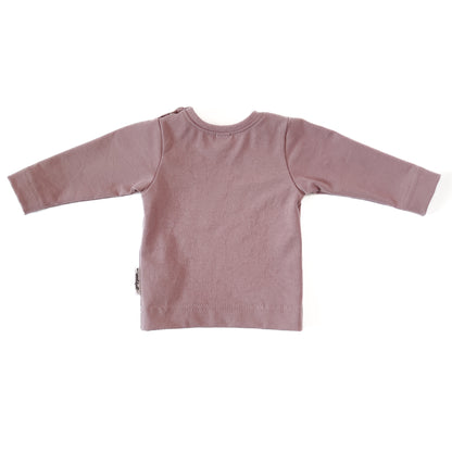 Shirt "Knöpfchen" in Rosentau