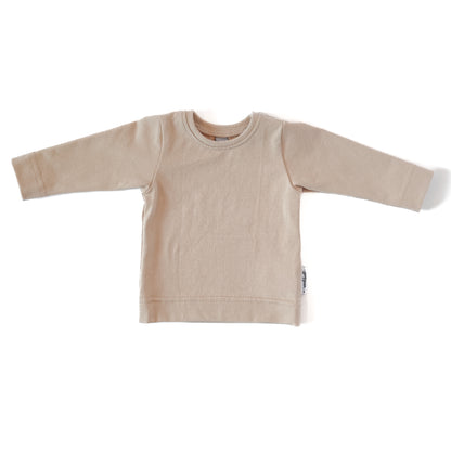 Shirt "Knöpfchen" in Sandlicht