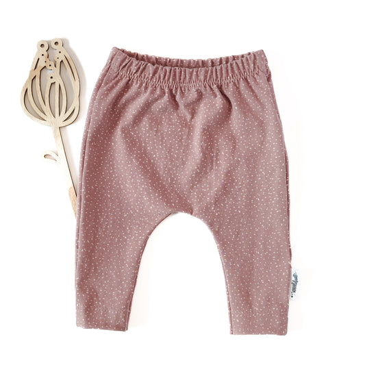 Leggings "Lichtspiel" in Rosentau mit Pünktchen