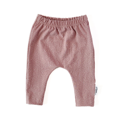 Leggings "Lichtspiel" in Rosentau mit Pünktchen