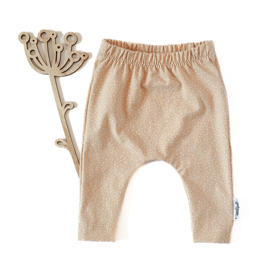 Leggings "Lichtspiel" in Sandlicht mit Pünktchen