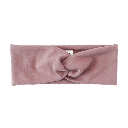 Stirnband "Knötchen" in Rosentau