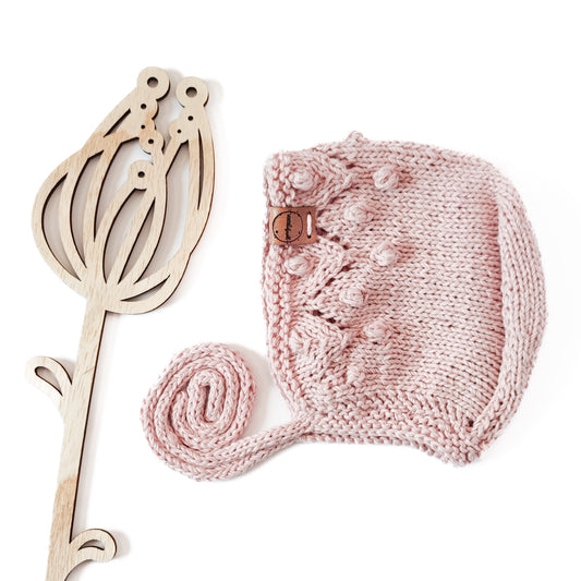 Mütze "Perlentanz" in Rosentau