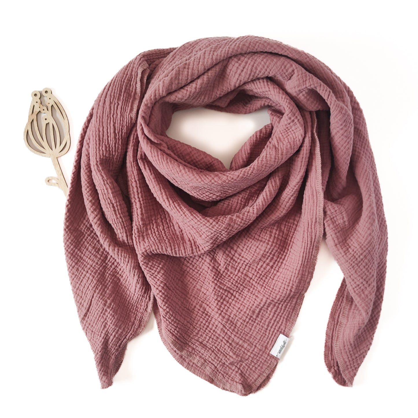 XXL-Tuch "Umarmung" in Rosentau