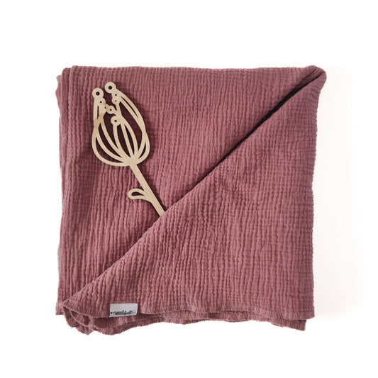 XXL-Tuch "Umarmung" in Rosentau