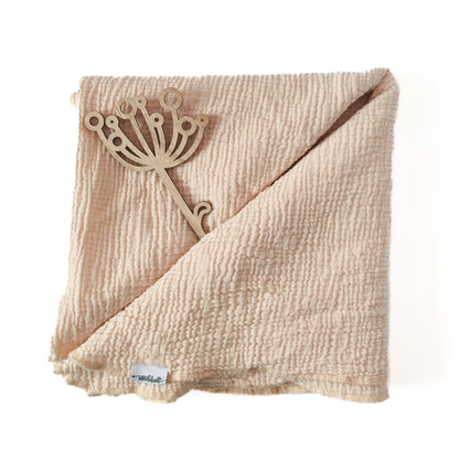 XXL-Tuch "Umarmung" in Sandlicht