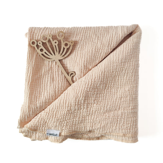 XXL-Tuch "Umarmung" in Sandlicht