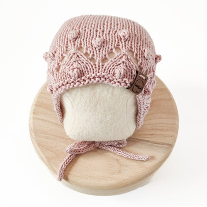 Mütze "Perlentanz" in Rosentau