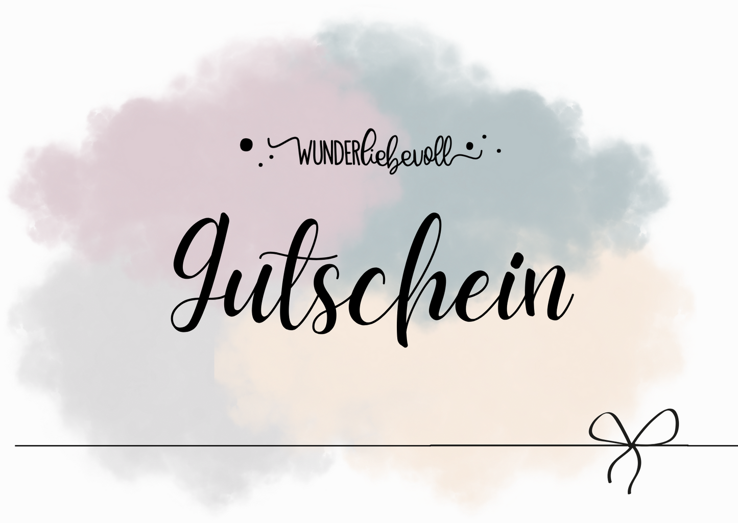 Gutschein für wunderliebevolle Kleidung
