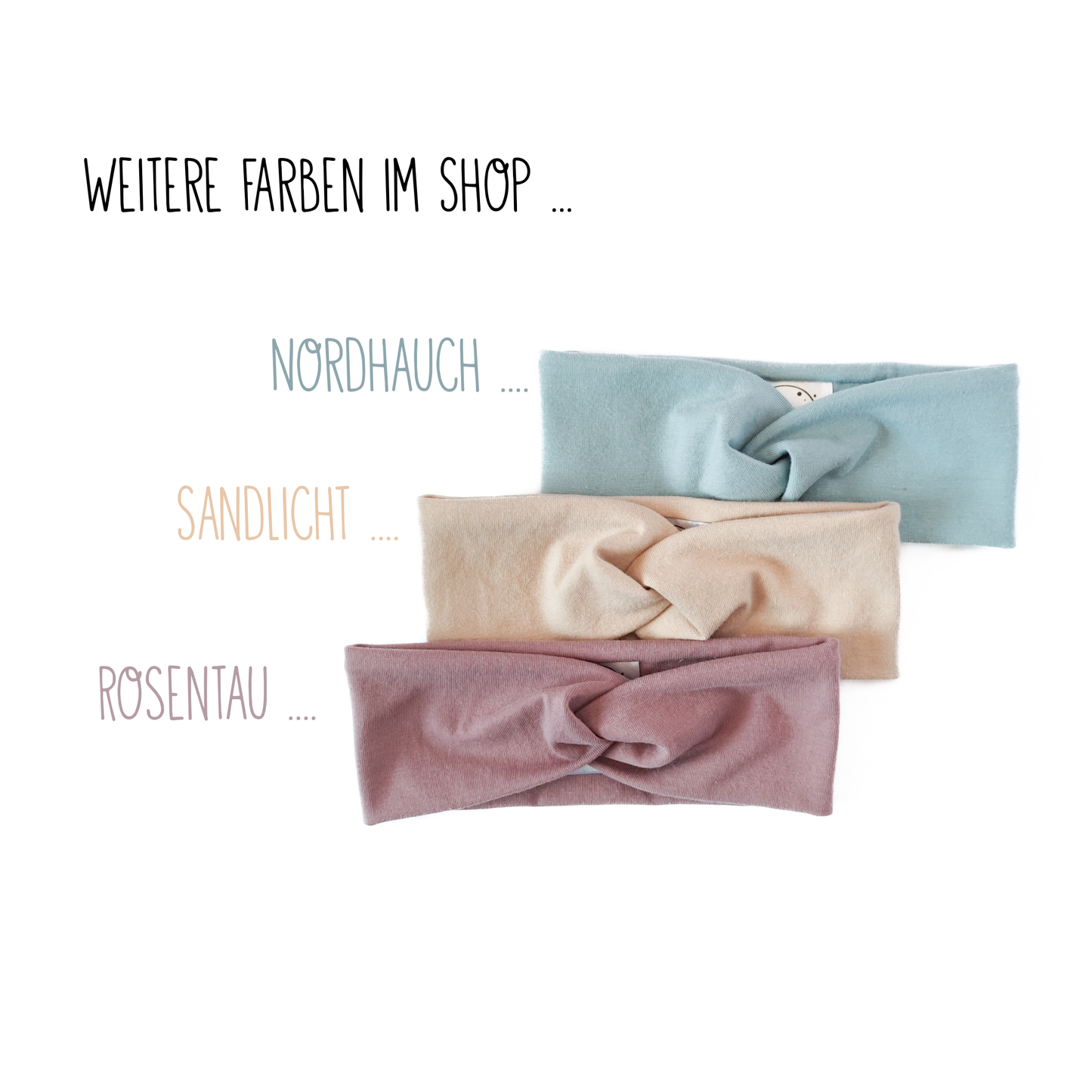 Stirnband "Knötchen" in Nordhauch