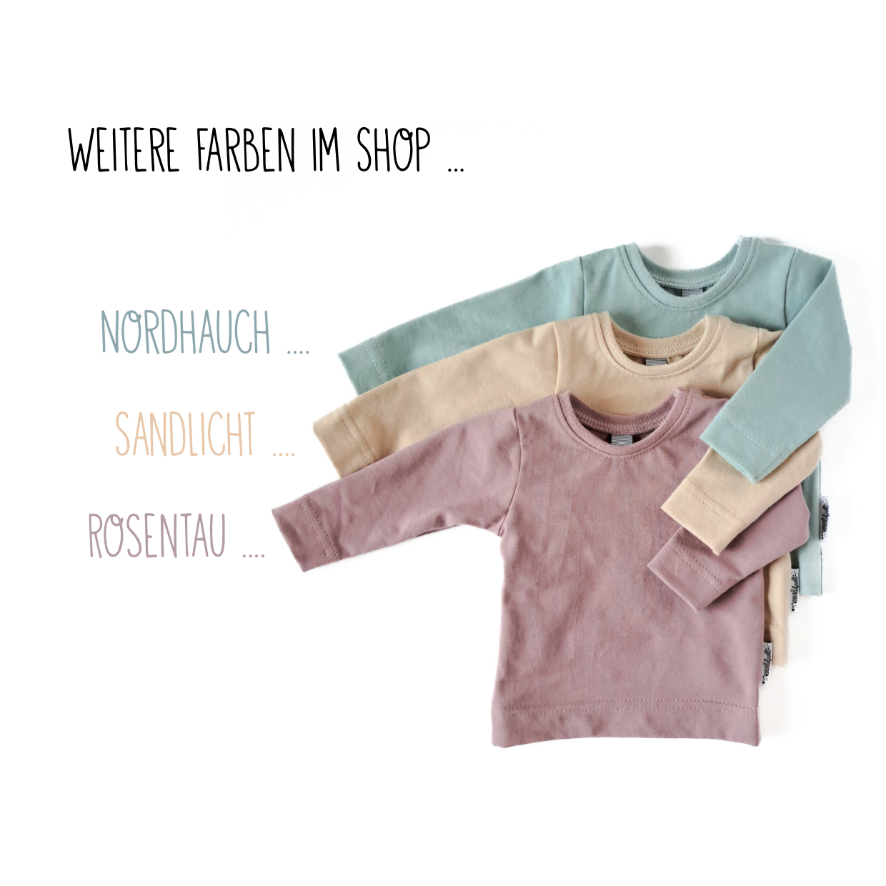 Shirt "Knöpfchen" in Sandlicht